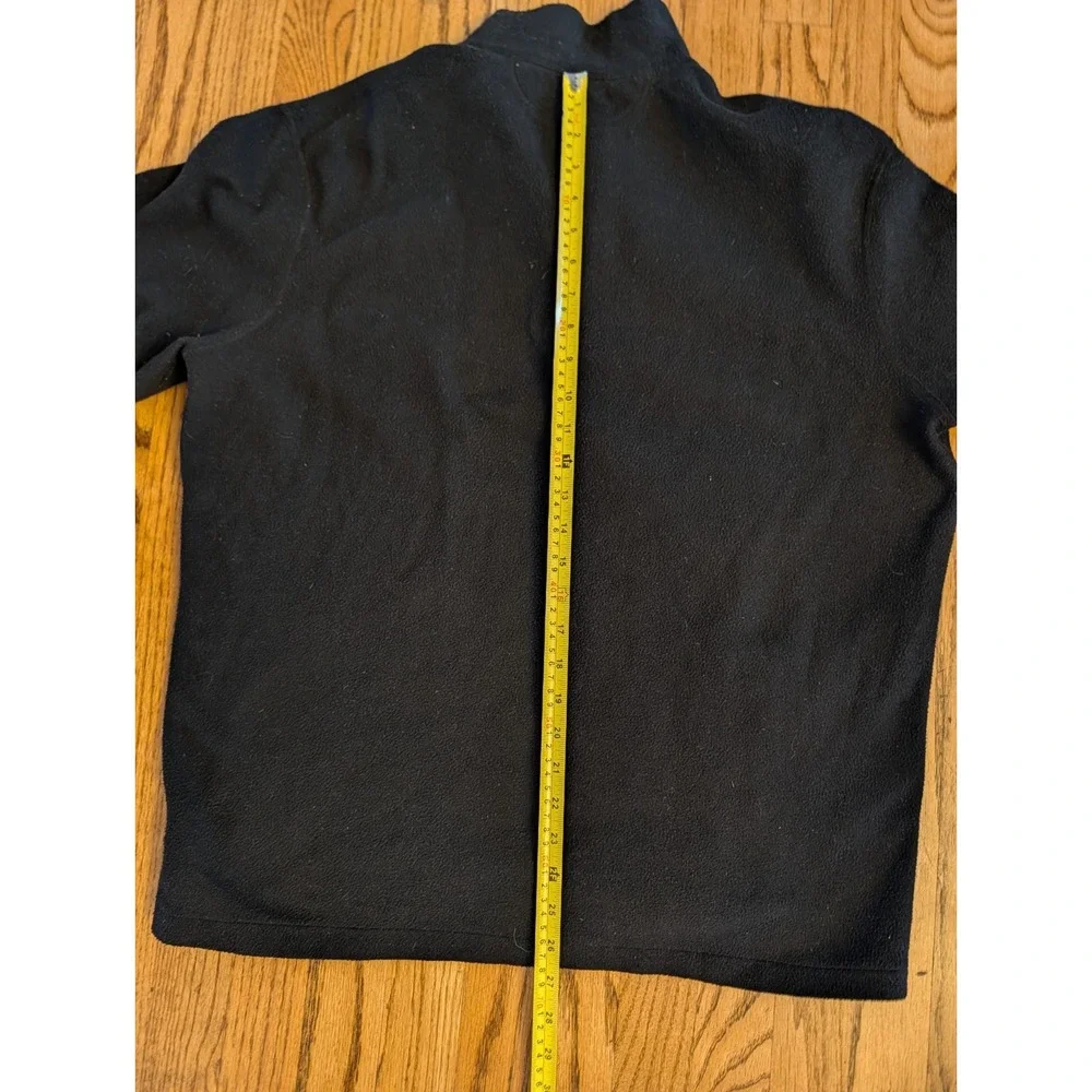 Polo Ralph Lauren Performance Fleece Quarter Zip Pullover XL Black Red Pony Logo